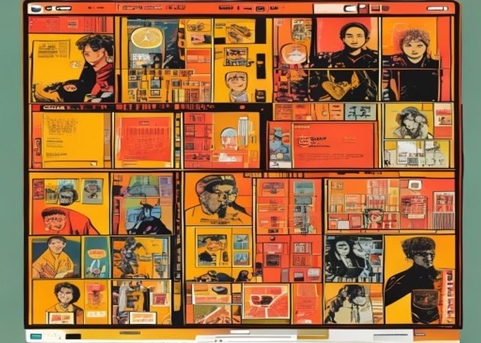 黄漫画平台界面展示，高清成人漫画封面整齐排列，橙色品牌色调贯穿，专业正版授权标识清晰可见，界面简洁现代